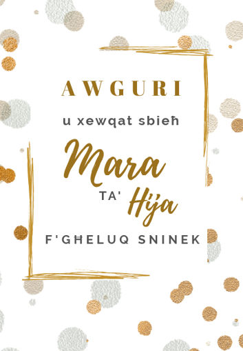 Picture of AWGURI MARA TA HIJA KARTOLINA
